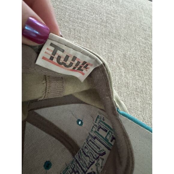 Vintage Charlotte Hornets Snapback Hat Official Licensed NBA Twill 1990's Rare - Picture 6 of 6